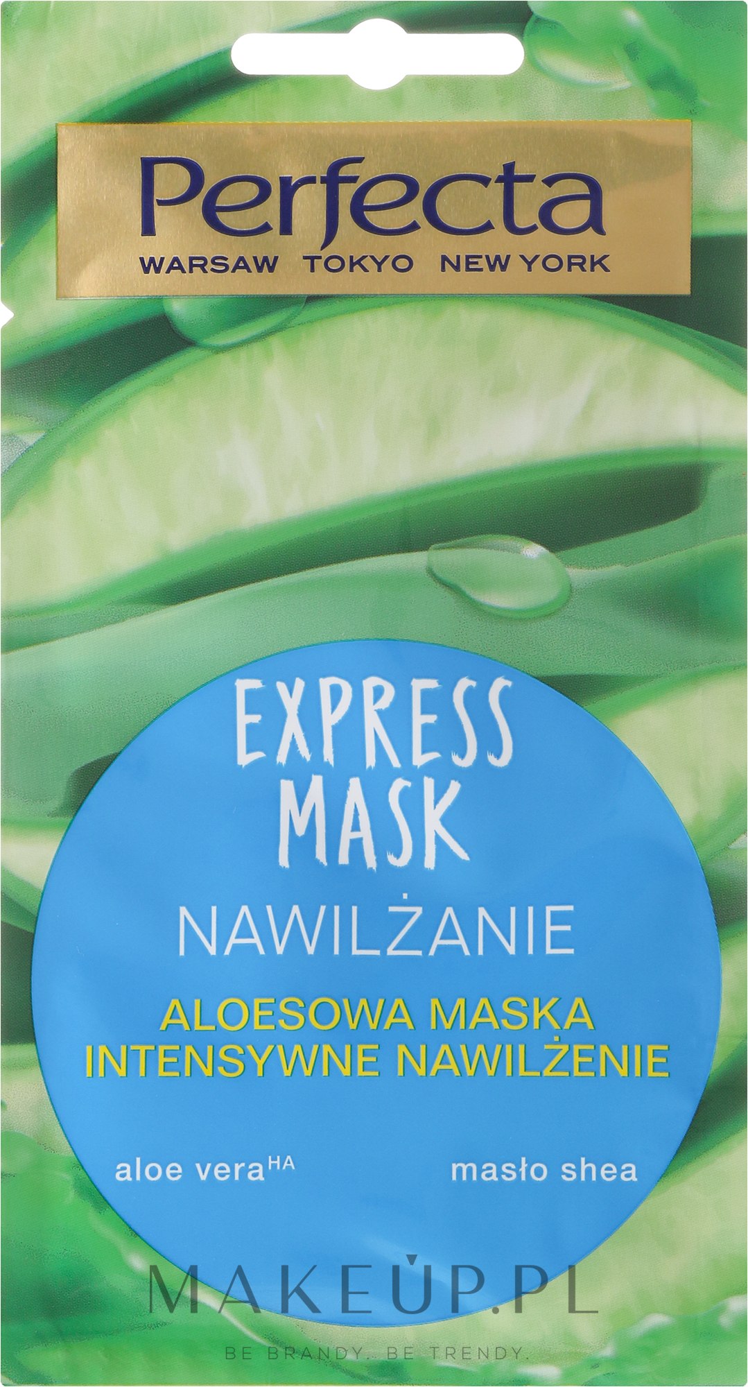 Aloesowa maska do twarzy Intensywne nawilżenie - Perfecta Express Mask — Zdjęcie 8 ml