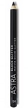 Kup Kredka do oczu - Astra Make-up Black Glitter Eye Pencil 