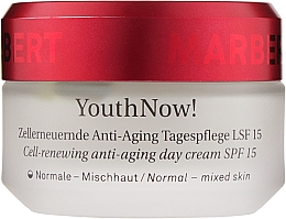 Kup Krem przeciwzmarszczkowy na dzień SPF 15 - Marbert YouthNow! Cell-Renewing Anti-Aging Day Care