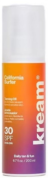 Olejek do opalania SPF 30 - Kream California Surfer Tanning Oil SPF 30 — Zdjęcie N1