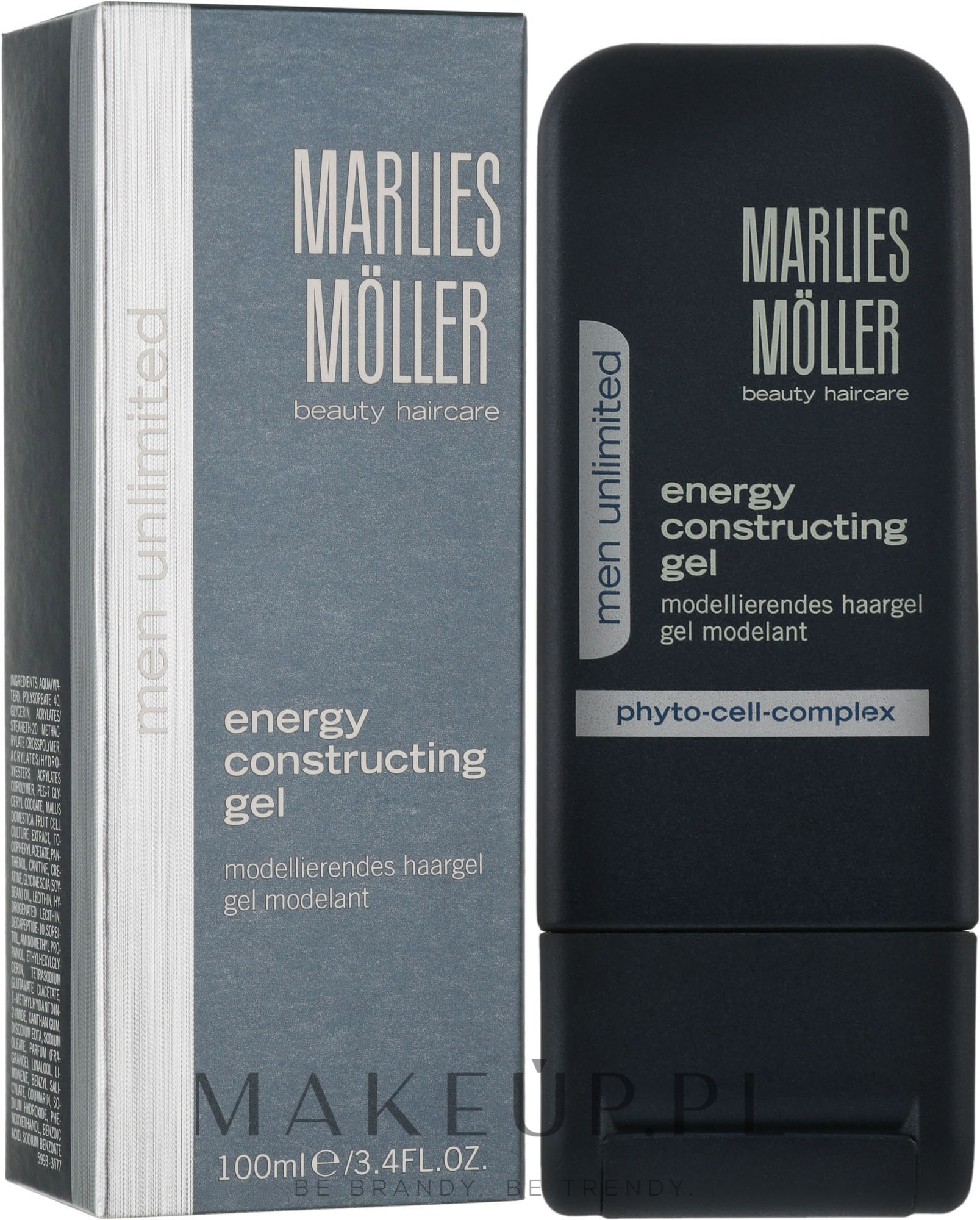Żel do stylizacji włosów - Marlies Moller Men Unlimited Energy Constructing Gel — Zdjęcie 100 ml