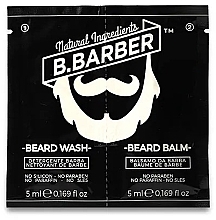 Zestaw - B.Barber Beard (beard/wash/5ml + beard/balm/5ml) — Zdjęcie N1