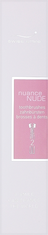 Zestaw szczoteczek do zębów - Swiss Smile Nuance Nude Two Toothbrushes — Zdjęcie N2