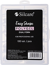 Kup Formy wielokrotnego użytku do przedłużania paznokci - Silcare Easy Shape Polygel Dual Form