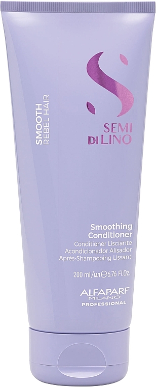 Wygładzająca odżywka do włosów - Alfaparf Semi di Lino Smooth Smoothing Conditioner — Zdjęcie N1