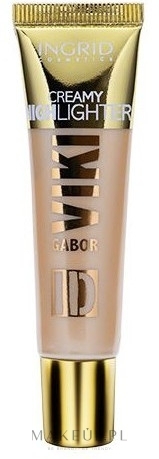 Rozświetlacz - Ingrid Cosmetics x Viki Gabor ID Creamy Highlighter — Zdjęcie Fresh Glow