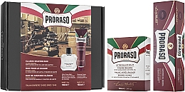 Kup Zestaw do golenia dla mężczyzn - Proraso Red Classic Shaving Duo (sh/cr/150ml + ash/balm/100ml)