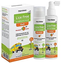 Kup Zestaw - FrezyDerm Lice Free Set (sh 125 ml + h/lot 125 ml)	