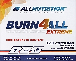 Spalacz tłuszczu - Allnutrition Burn4All Extreme — Zdjęcie N1