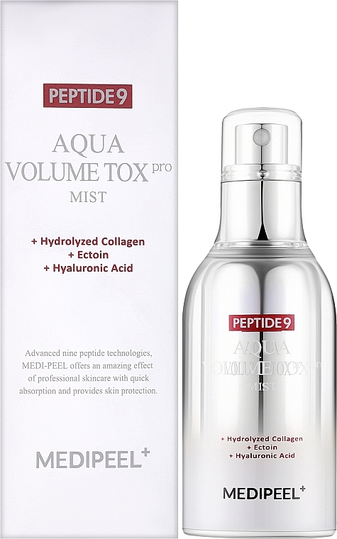 Nawilżająca mgiełka peptydowa ujędrniająca skórę - Medi-Peel Peptide 9 Aqua Volume Tox Pro Mist — Zdjęcie N2