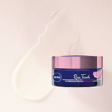Przeciwzmarszczkowy krem na noc - NIVEA Rose Touch Night Cream — Zdjęcie N3