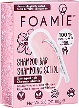 Szampon do włosów w kostce - Foamie Hibiskiss Shampoo — Zdjęcie N2