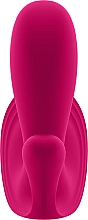 Wibrator ze stymulatorem analnym, różowy - Satisfyer Top Secret+ Wearable Vibrator With Anal Stimulator Pink — Zdjęcie N2