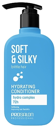 Odżywka nawilżająca do włosów łamliwych - Prosalon Soft & Silky Hydrating Conditioner — Zdjęcie N1