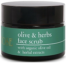 Kup Peeling do twarzy z oliwą z oliwek i ekstraktami ziołowymi - Yellow Rose Olive & Herbs Face Scrub