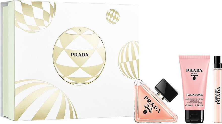 Prada Paradoxe - Zestaw (edp/90ml + b/lot/50ml + edp/mini/10ml) — Zdjęcie N1