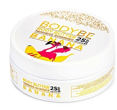 Kup Przeciwsłoneczny krem do ciała z efektem połyskującym SPF25 - Bodybe Body Butter Tanning Shimmer SPF25 Banana
