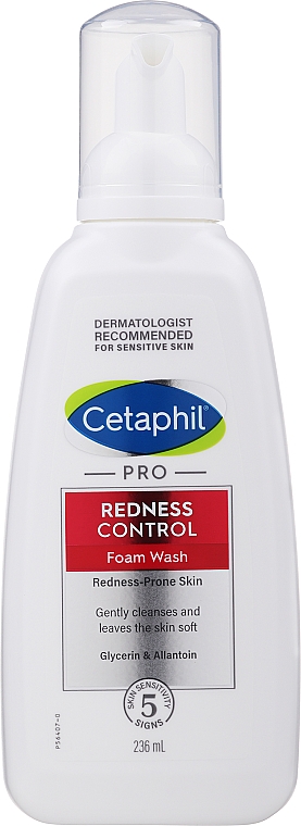 Złuszczająca pianka do mycia twarzy - Cetaphil Pro Redness Control Daily Foam Wash — Zdjęcie N1