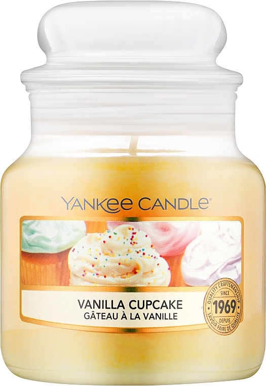 Świeca zapachowa w słoiku - Yankee Candle Vanilla Cupcake