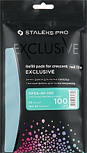 Kup Zestaw wymiennych wkładów do pilnika w kształcie półksiężyca, Exclusive 22, ziarnistość 100 - Staleks Pro Exclusive