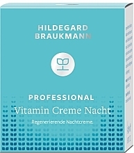 Witaminowy krem do twarzy na noc - Hildegard Braukmann Professional Vitamin Cream Night — Zdjęcie N2