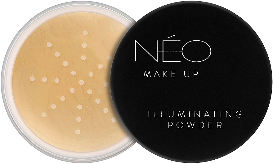 Rozświetlający puder sypki do twarzy - NEO Make Up Illuminating Powder