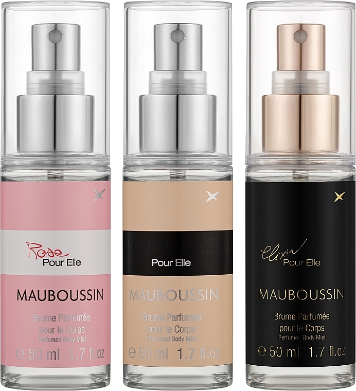 Mauboussin Pour Elle Trio Set - Zestaw (b/spray 3 x 50 ml) — Zdjęcie N2