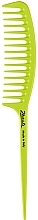 Grzebień 82826 z rączką, limonkowy - Janeke Fashion Comb For Gel Application Lime Fluo — Zdjęcie N1