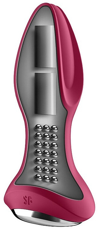 Wibrujący korek analny, fuksja - Satisfyer Rotator Plug 2+ Anal Vibrator — Zdjęcie N3
