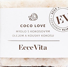 Kup Naturalne ręcznie robione mydło z olejem kokosowym - Ecce Vita Coco Love Soap