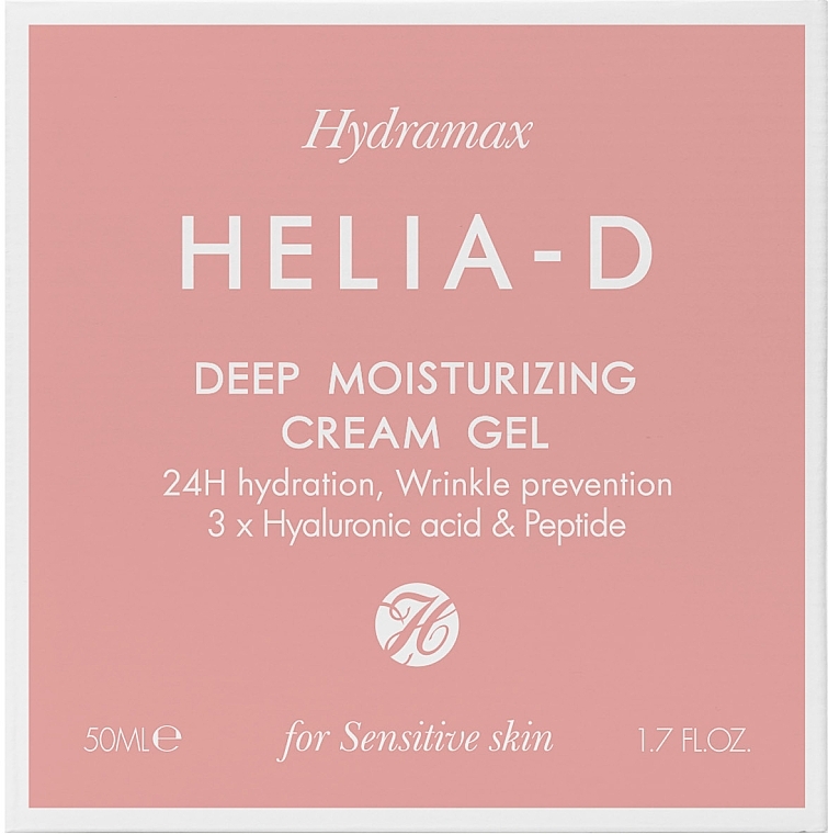 Głęboko nawilżający krem-żel do skóry wrażliwej - Helia-D Hydramax Deep Moisturizing Cream Gel For Sensitive Skin — Zdjęcie N4