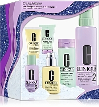 Kup Zestaw, 6 produktów - Clinique Great Skin Everywhere: For Dry Combination Skin
