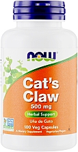 Wyciąg z kociego pazura na wsparcie układu immunologicznego - Now Foods Cats Claw — Zdjęcie N1