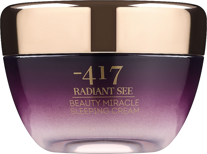 Regenerujący krem do twarzy na noc - -417 Radiant See Immediate Miracle Beauty Sleeping Cream — Zdjęcie N1