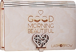Zestaw - Lash Brow Good Morning Beautiful (mascara/10ml + serum/9g + oil/6ml + box) — Zdjęcie N1