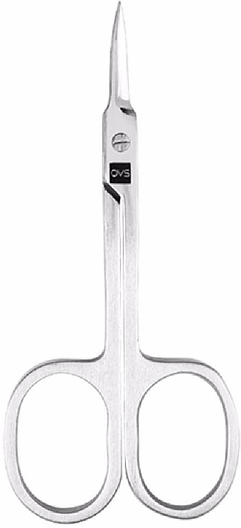 Nożyczki do skórek z ultracienkim zakrzywionym ostrzem - QVS Curved Cuticle Scissors — Zdjęcie N1
