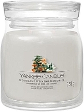 Świeca zapachowa w słoiku Woodland Weekend Memories, 2 knoty - Yankee Candle Singnature  — Zdjęcie N1