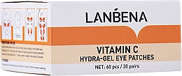 Rozświetlające płatki hydrożelowe pod oczy z witaminą C - Lanbena Vitamin C Hydra-Gel Eye Patch — Zdjęcie N2