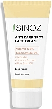 Krem do twarzy przeciw przebarwieniom - Sinoz Anti Dark Spot Face Cream — Zdjęcie N1