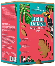 Zestaw - Orientana Hello Daktyl Jungle Beauty Box (cr/40ml + eye/cr/40ml + candle/1pcs) — Zdjęcie N2