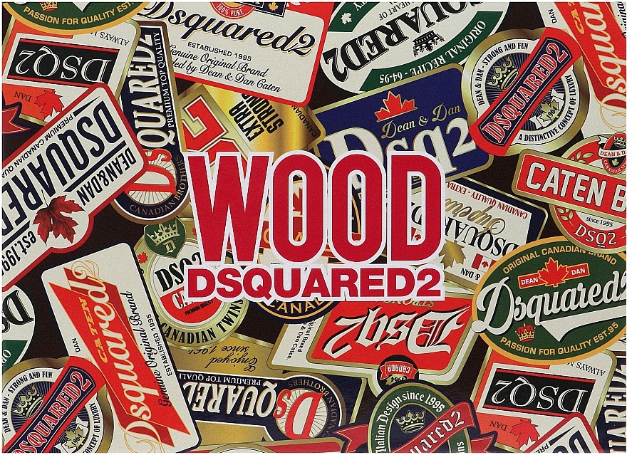 Dsquared2 Wood Pour Homme - Zestaw (edt 100 ml + edt 10 ml + sh/gel 150 ml) — Zdjęcie N1