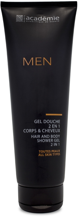 Żel pod prysznic 2 w 1 do ciała i włosów dla mężczyzn - Académie Men Hair And Body Shower Gel 2 In 1 — Zdjęcie N1