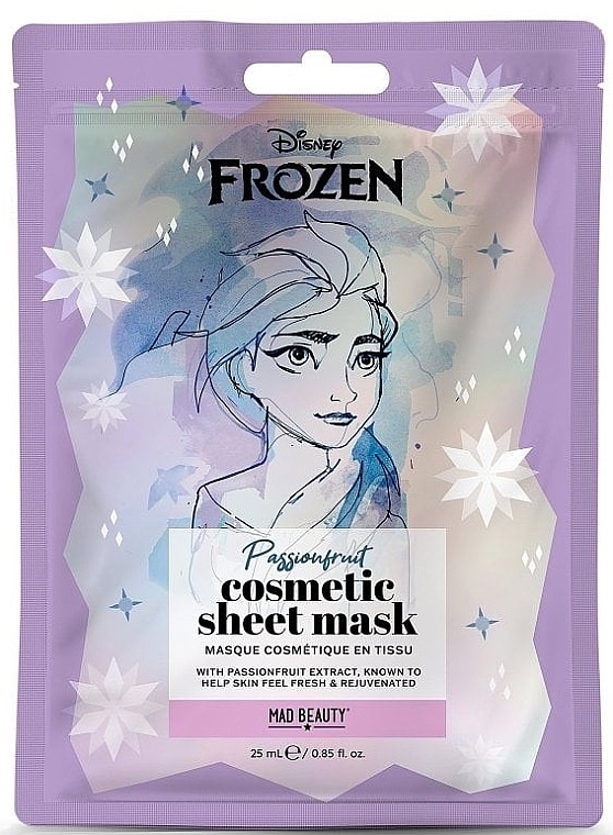 Maska Elsa - Mad Beauty Disney Frozen Cosmetic Sheet Mask Elsa — Zdjęcie N1