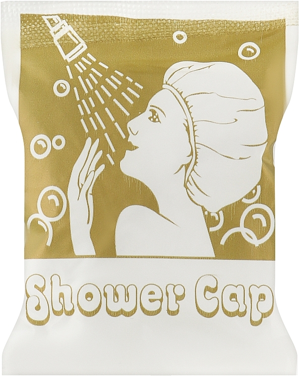 Jednorazowy czepek do kąpieli 01540, przezroczysty - EuroStil Shower Cap