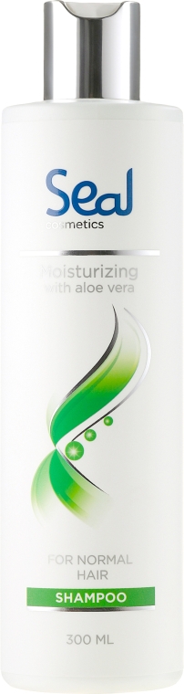 Nawilżający szampon z aloesem do włosów normalnych - Seal Cosmetics Moisturizing With Aloe Vera Shampoo For Normal Hair — фото N1