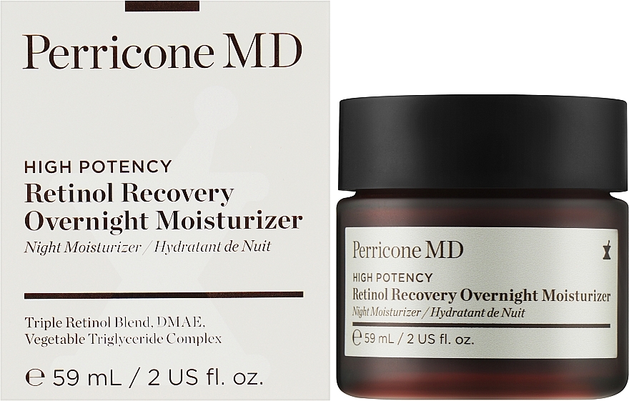 Ultra odżywczy nawilżający krem do twarzy - Perricone MD High Potency Retinol Recovery Overnight Moisturizer — Zdjęcie N9