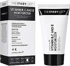 Krem nawilżający do twarzy z witaminami B, C i E - The Inkey List Vitamin B, C and E Moisturizer — Zdjęcie N2