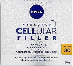 Przeciwzmarszczkowy krem na dzień SPF 30 - Nivea Hyaluron Cellular Filler Cream — Zdjęcie N4