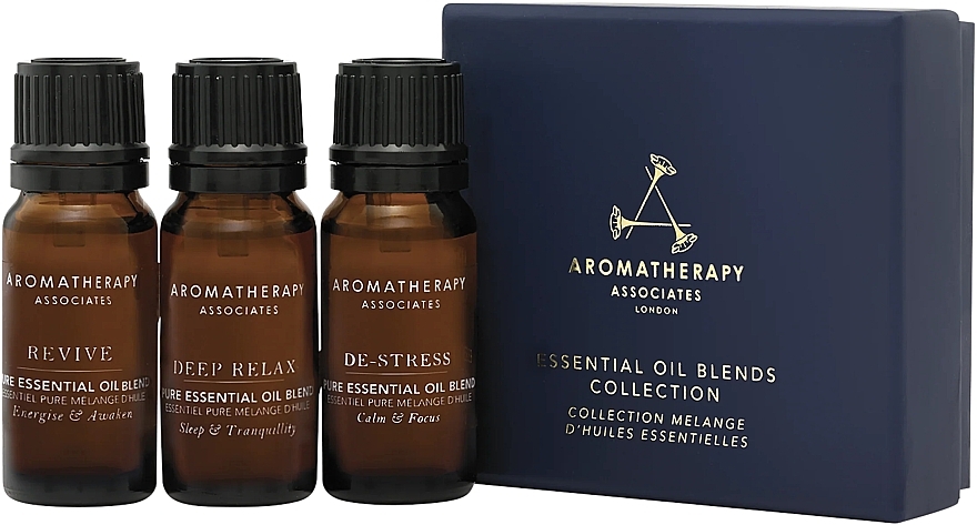 Zestaw - Aromatherapy Associates Essential Oil Blends Collection (oil/3x10ml) — Zdjęcie N1