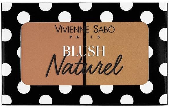 Podwójny róż do policzków - Vivienne Sabo Naturel Blush Duo  — фото N1